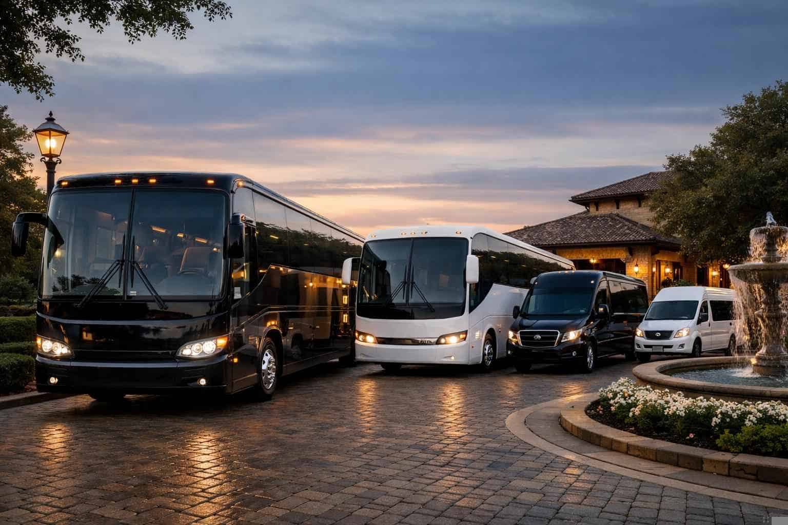 Charter Bus Rental In Southlake Texas Our Southlake Charter Bus Fleet Options
