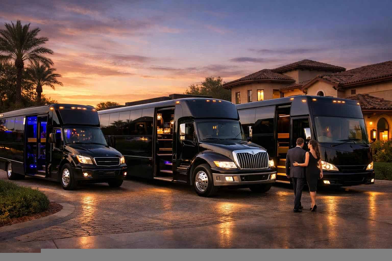 Our Southlake Limo Bus Fleet Options