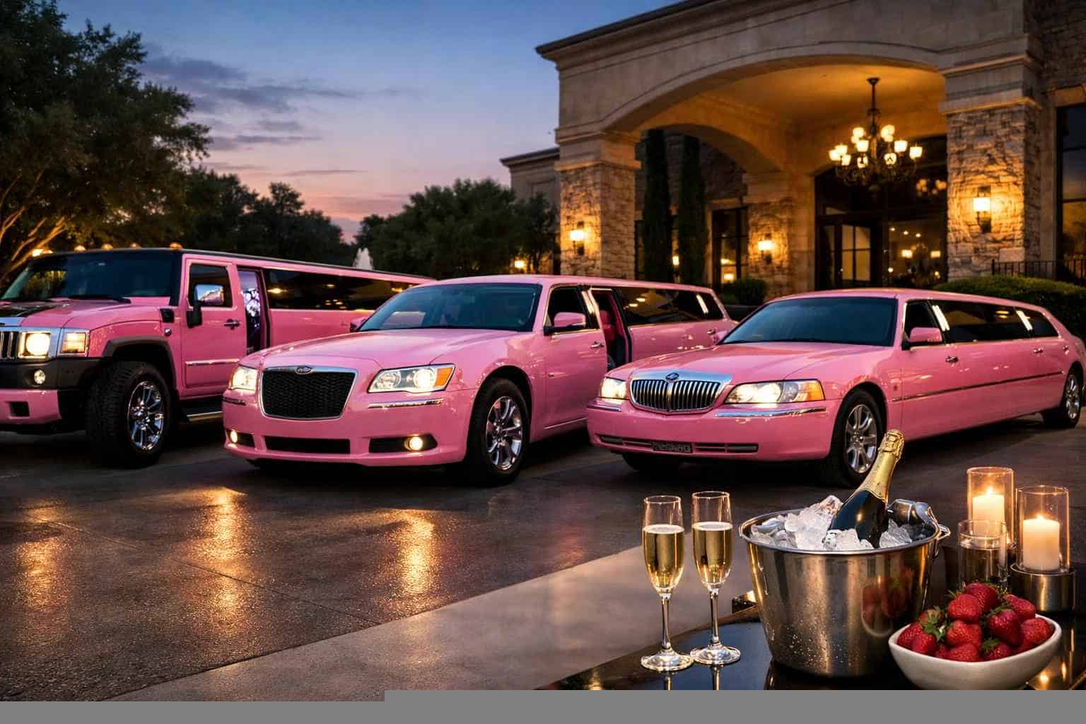 Pink Limo Rental In Southlake Texas Our Southlake Pink Limo Fleet Options