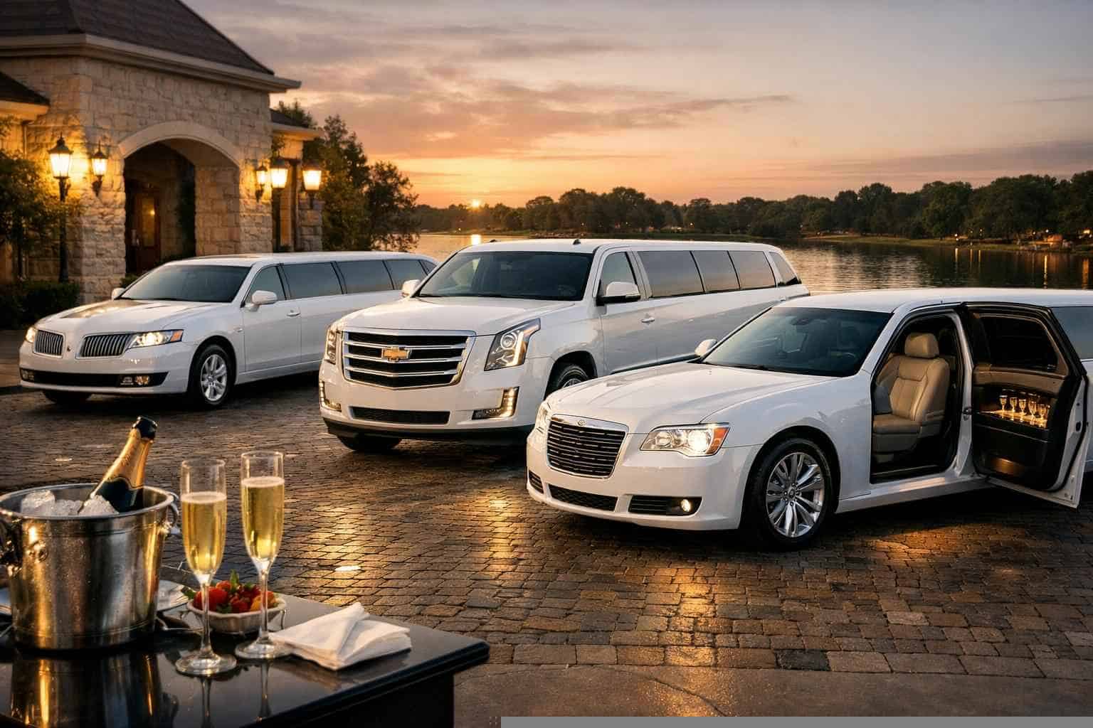 Our Southlake White Limo Fleet Options