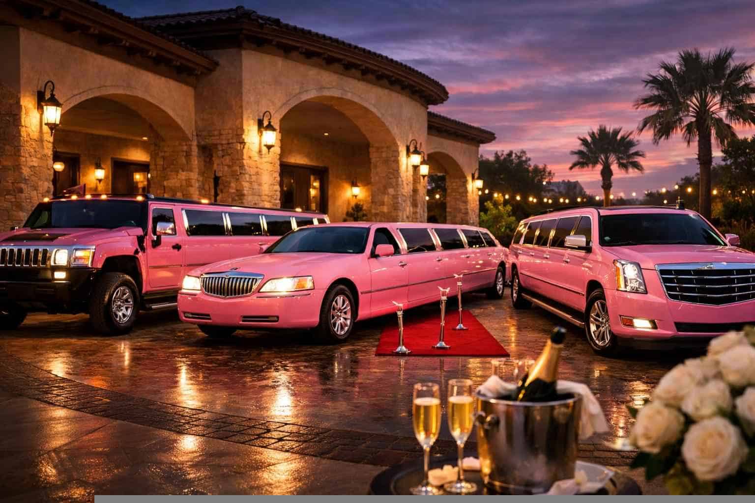Our Weatherford Pink Limo Fleet Options