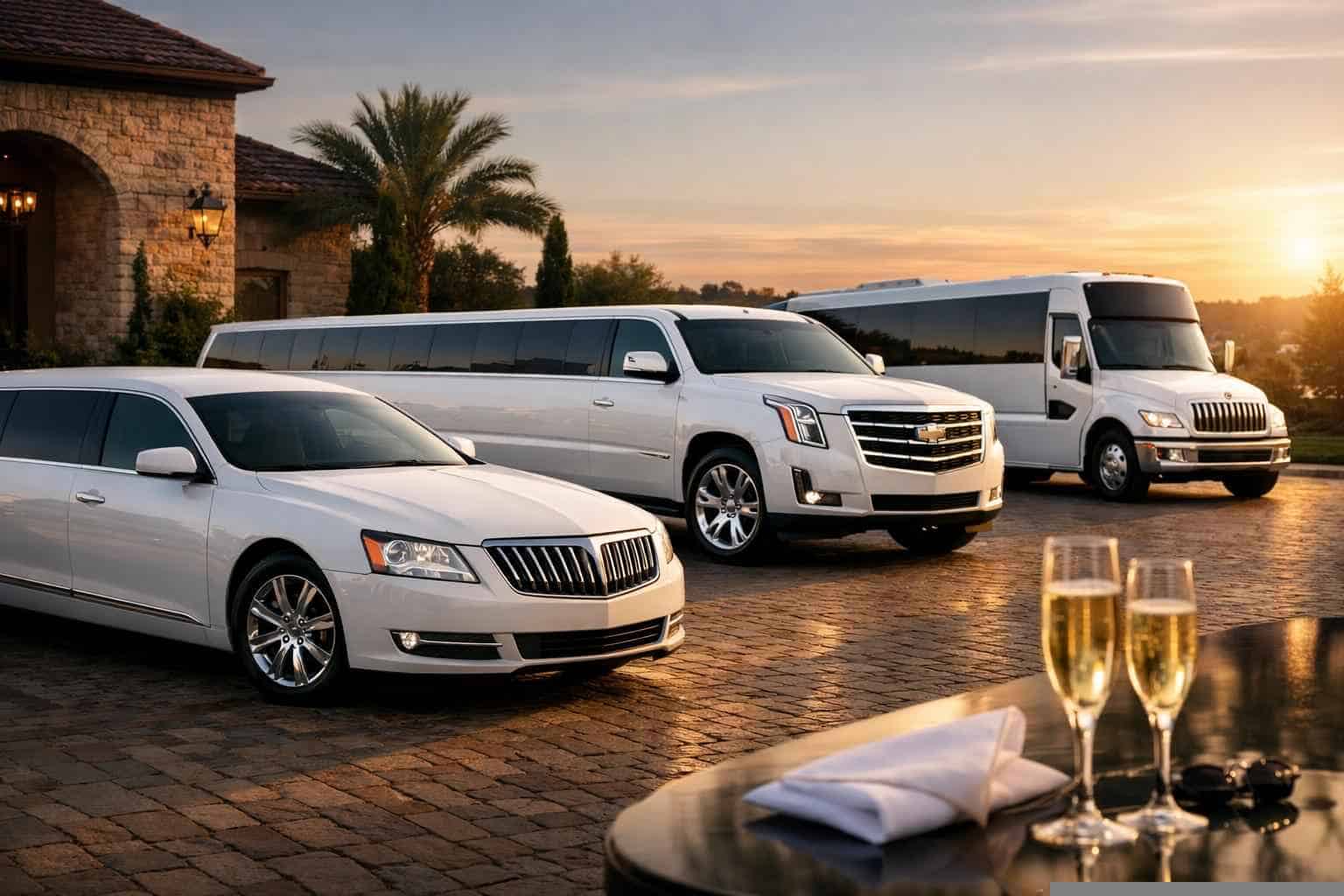 Our Weatherford White Limo Fleet Options