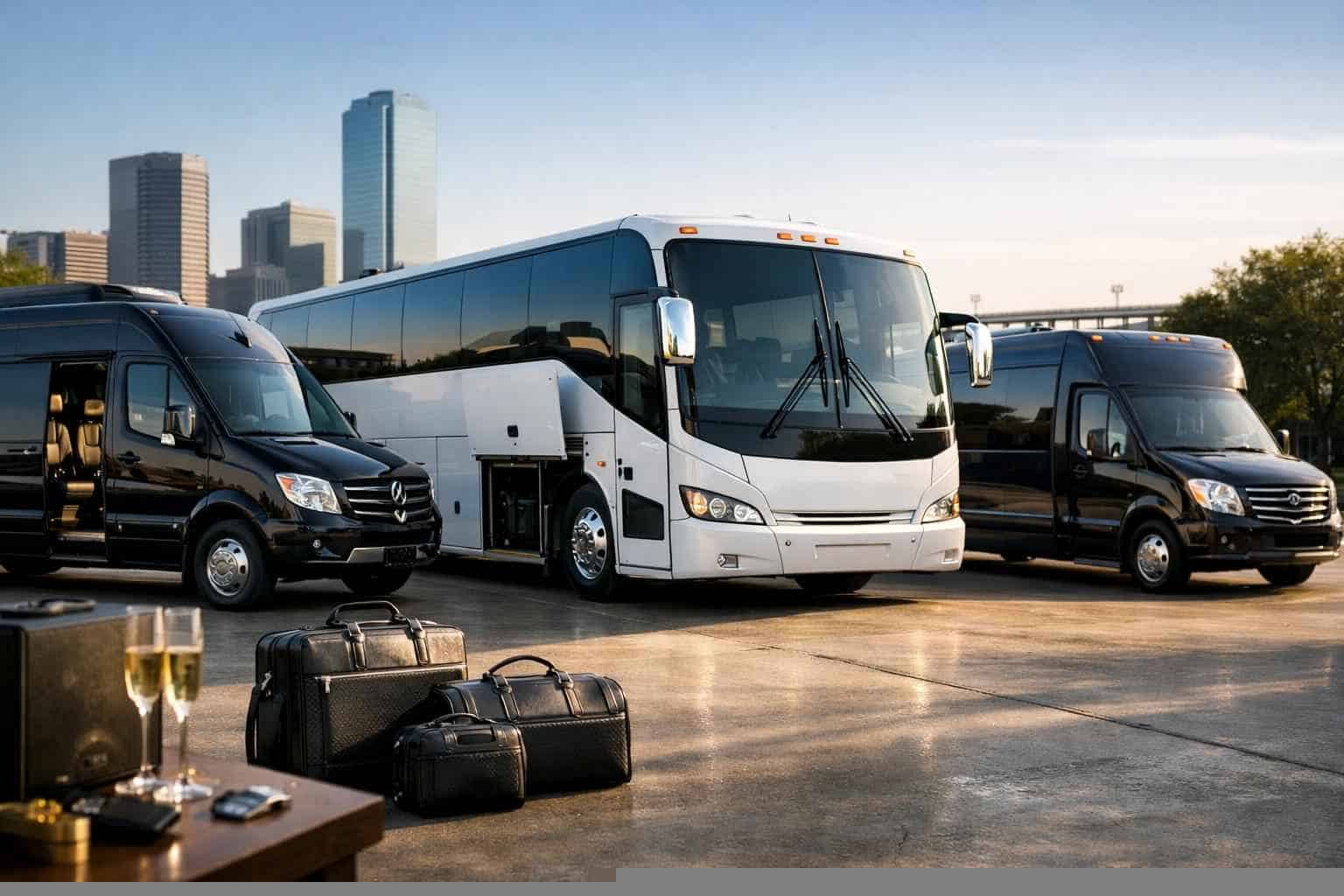 Our White Settlement Bus Rental Fleet Options
