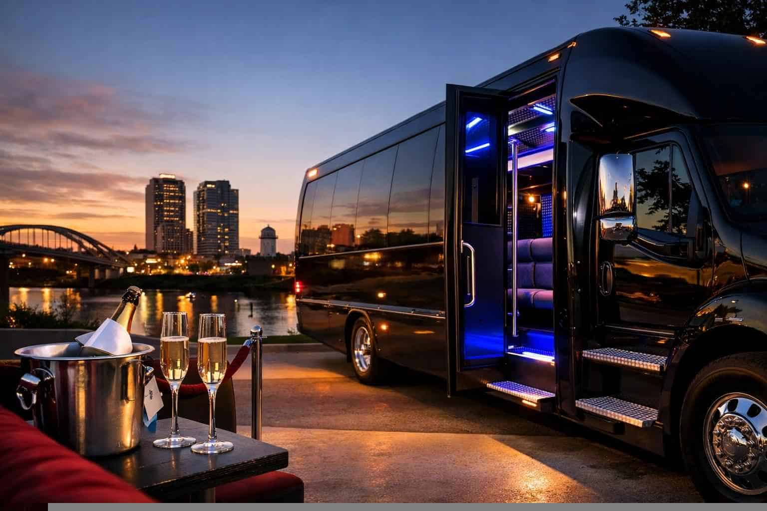 Party Bus Rental Near Me in Hurst Texas