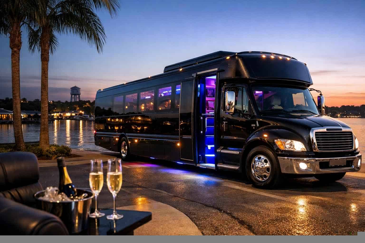 Party Bus Rental Near Me In Lake Worth Texas