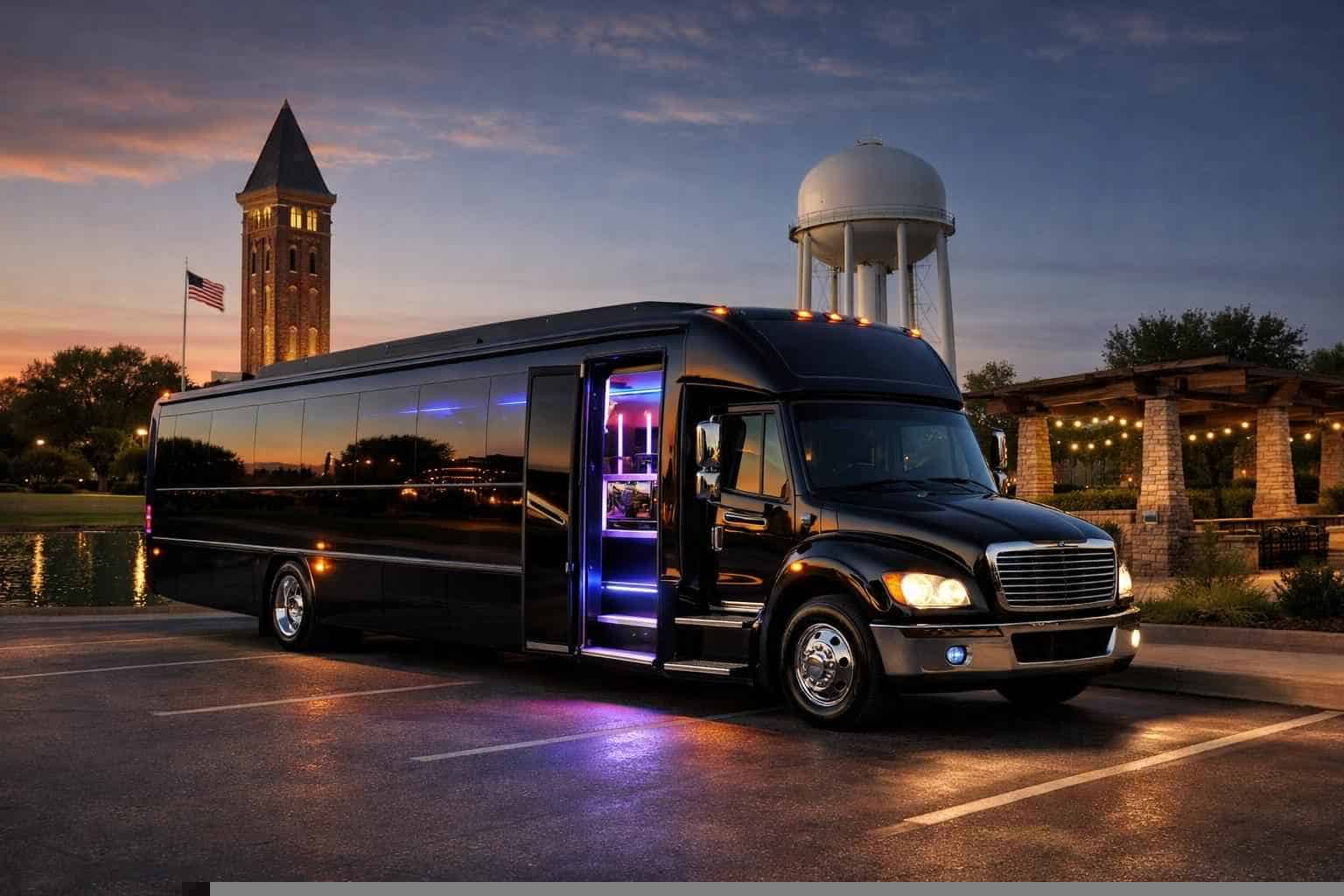 Party Bus Rental Near Me in White Settlement Texas
