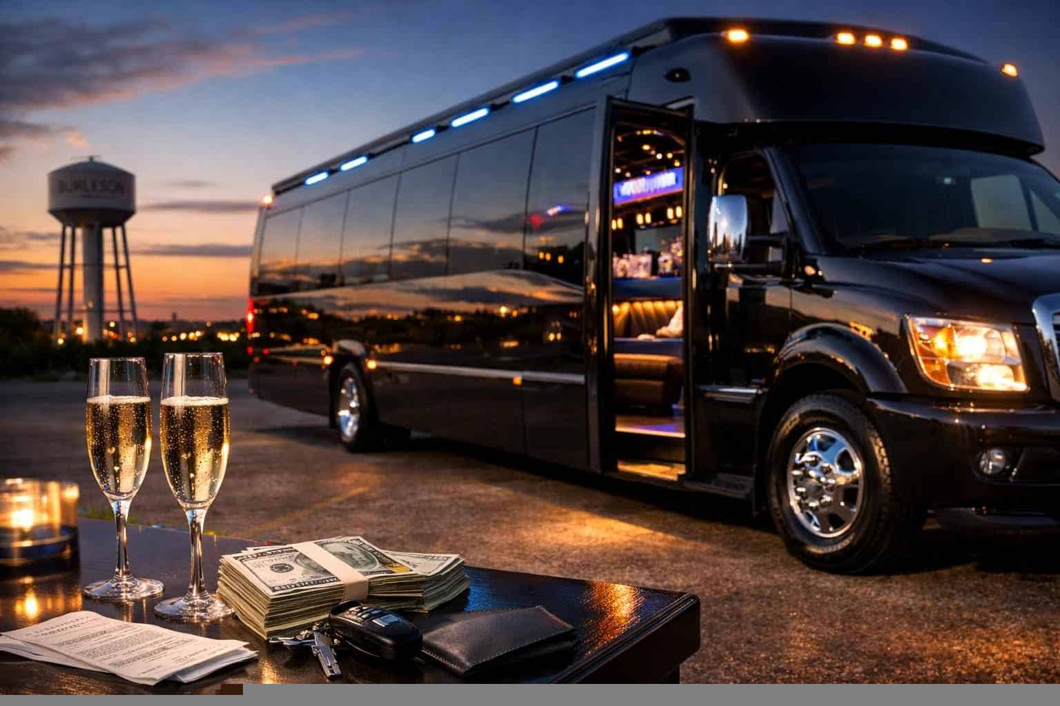 Party Bus Rental Pricing in Burleson TX