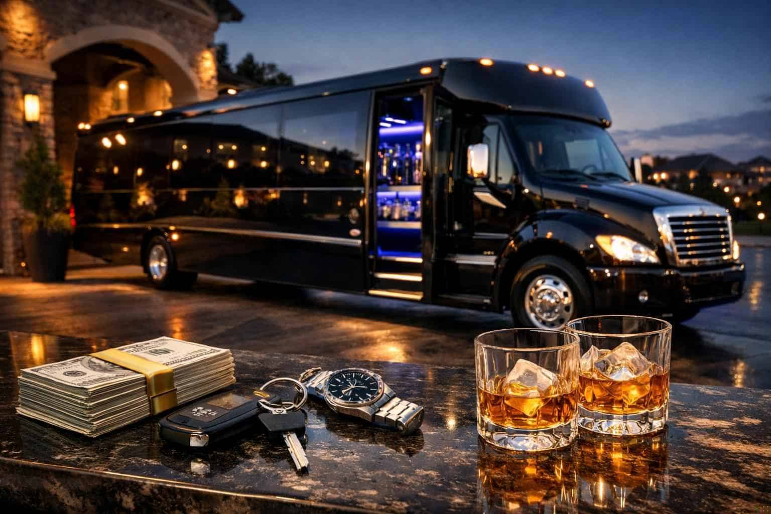 Party Bus Rental Pricing in Colleyville TX