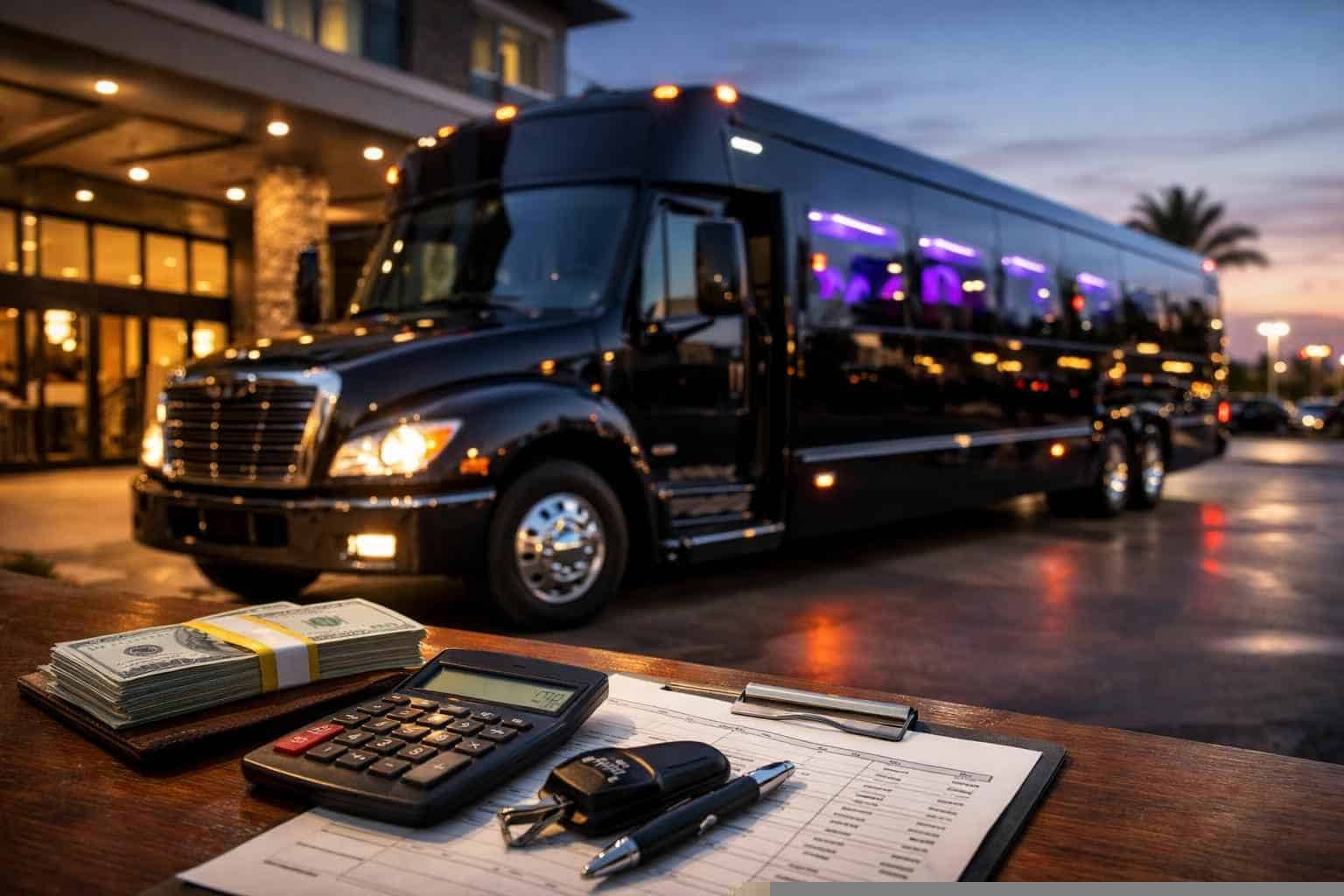 Party Bus Rental Pricing in Crowley TX