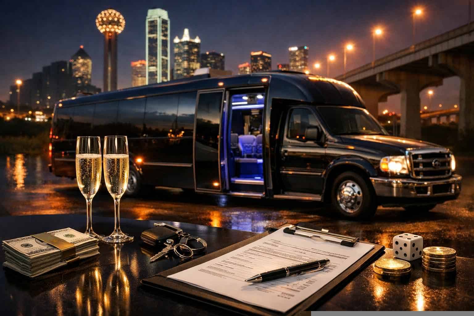 Party Bus Rental Pricing in Euless TX