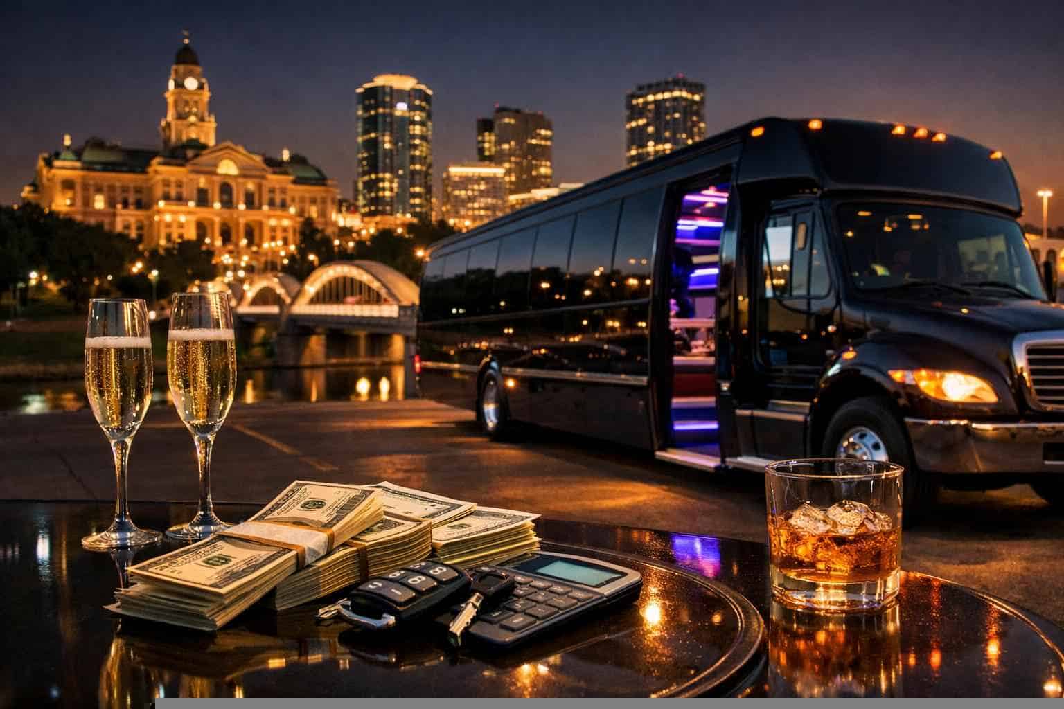 Party Bus Rental Pricing in Fort Worth TX