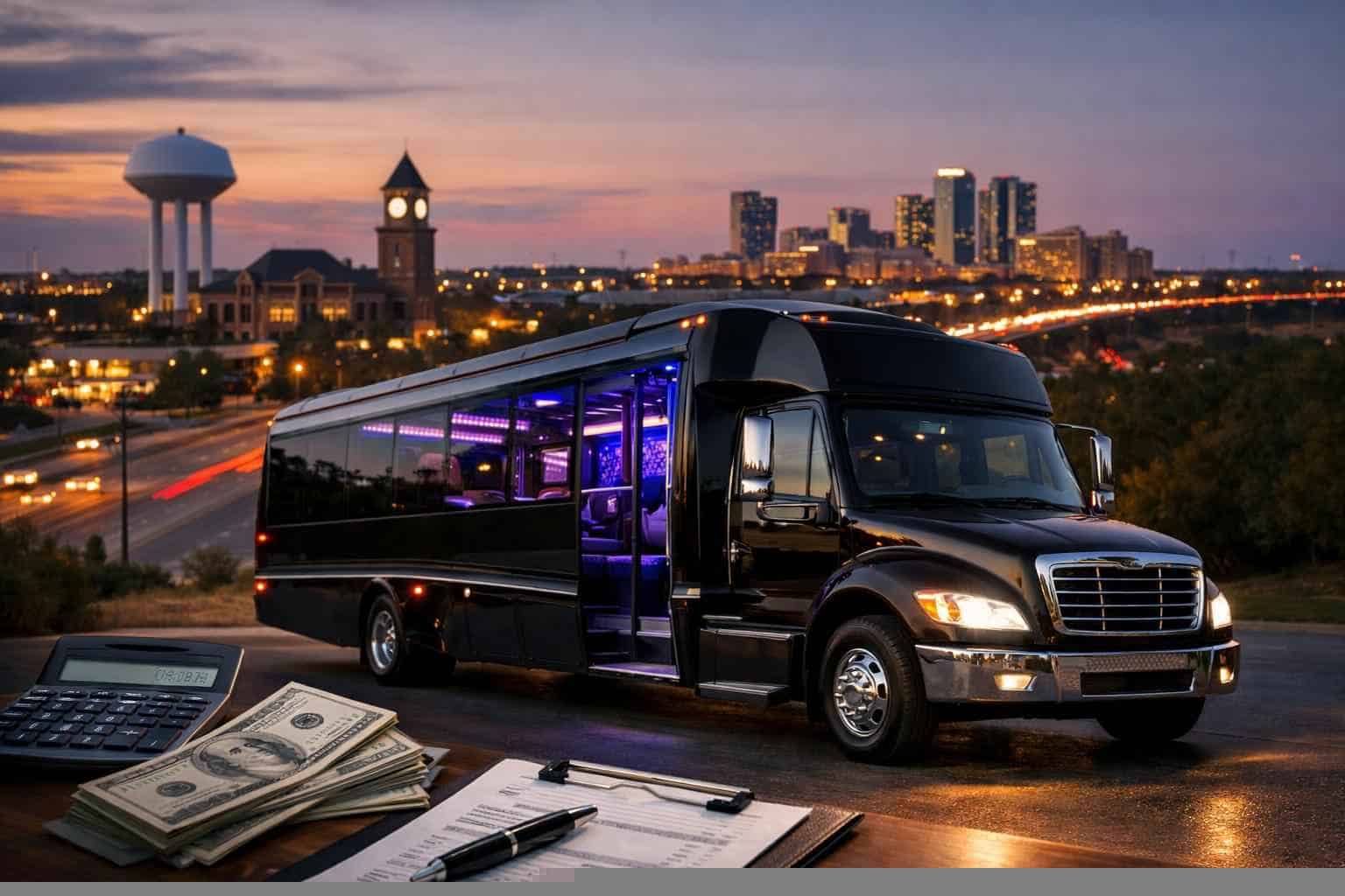 Party Bus Rental Pricing in North Richland Hills TX