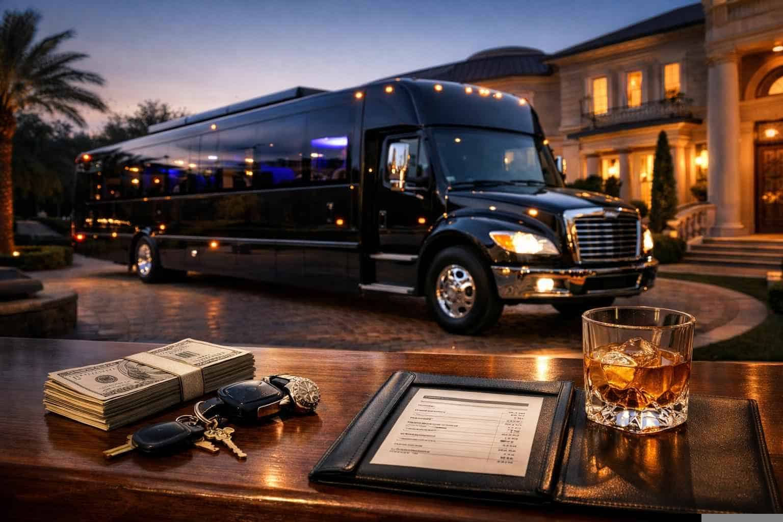 Party Bus Rental Pricing in River Oaks TX