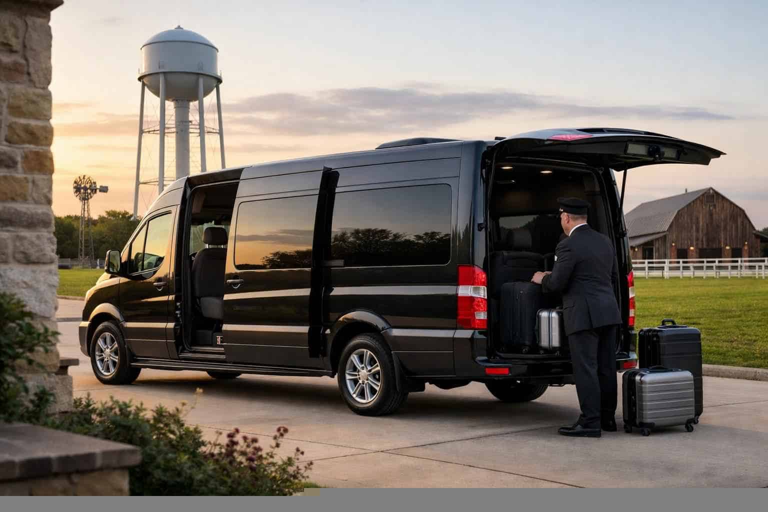 Passenger Van with Driver Near Me in Burleson Texas