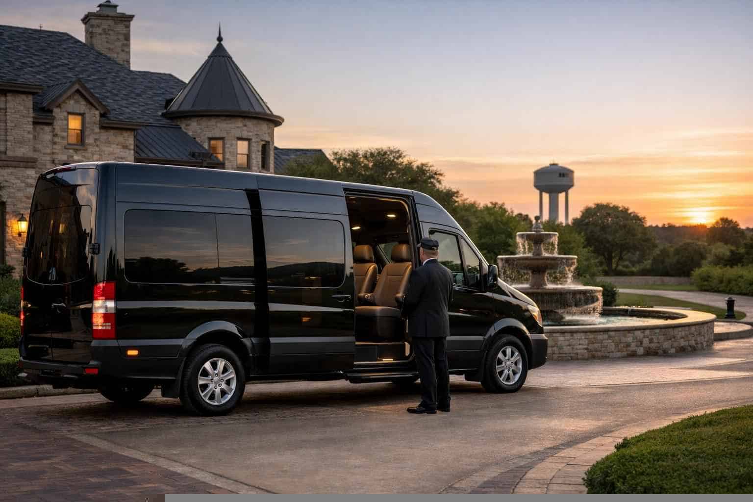 Passenger Van with Driver Near Me in Keller Texas