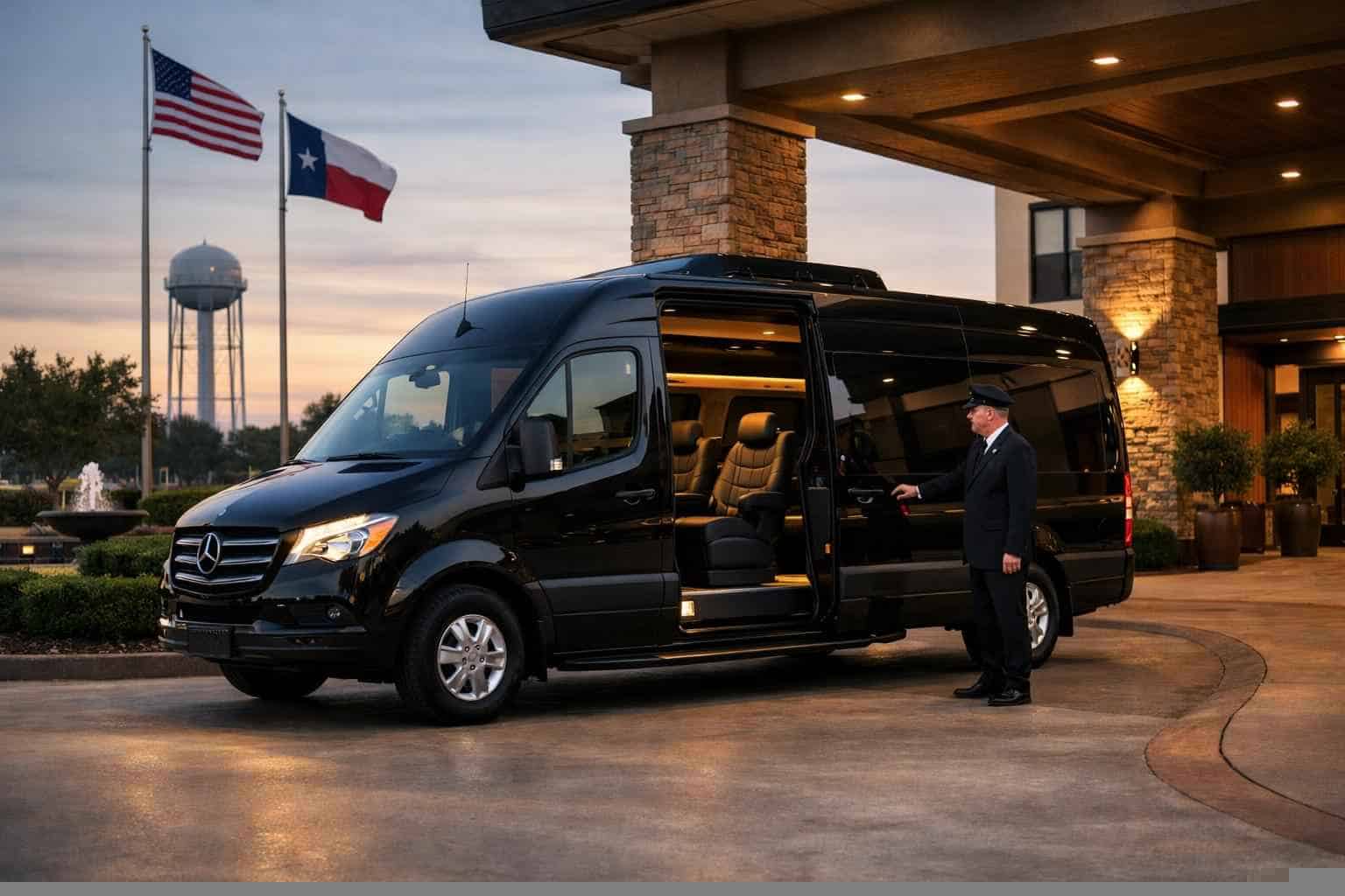 Passenger Van with Driver Near Me in Saginaw Texas