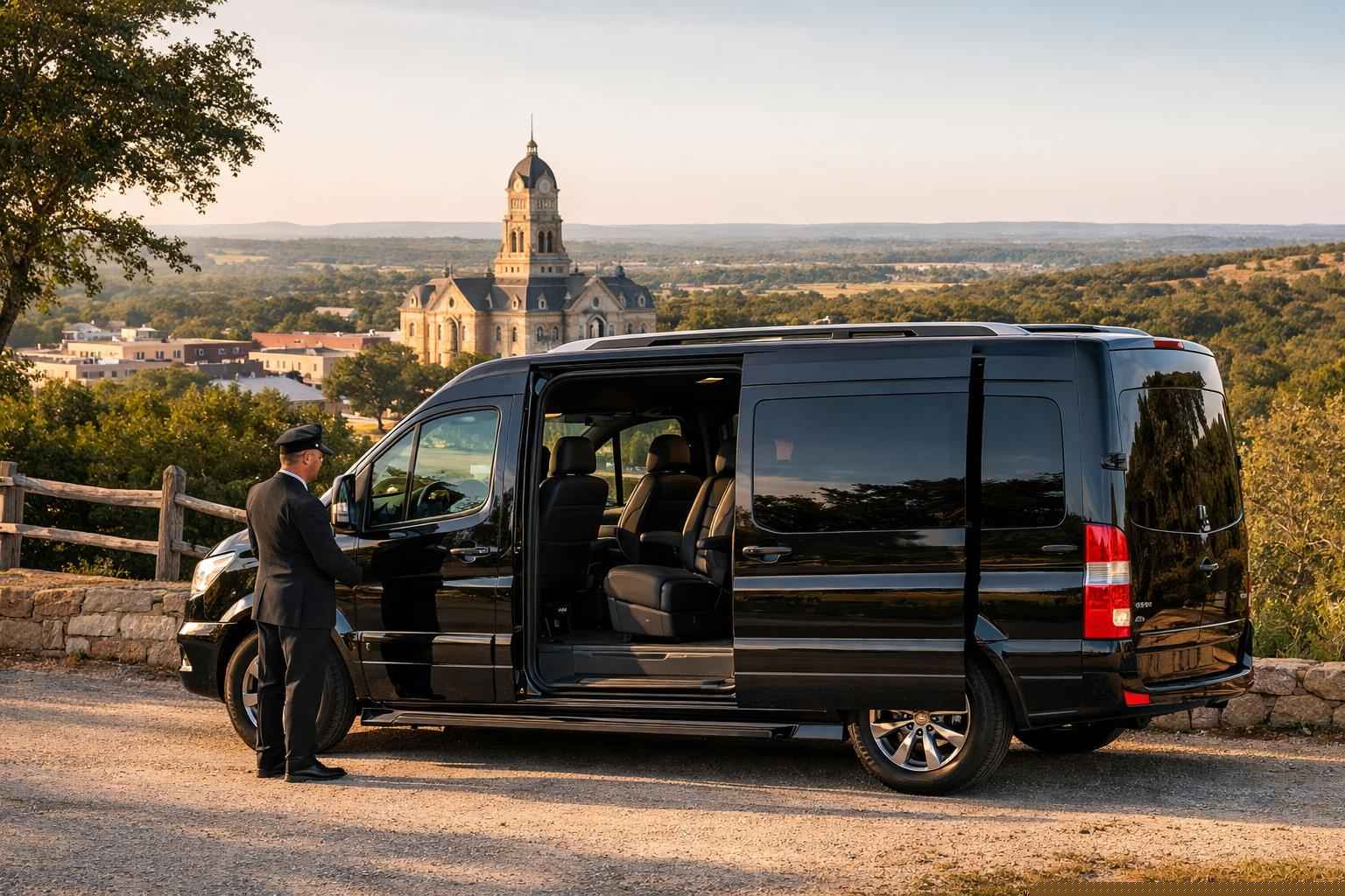 Passenger Van with Driver Near Me in Weatherford Texas
