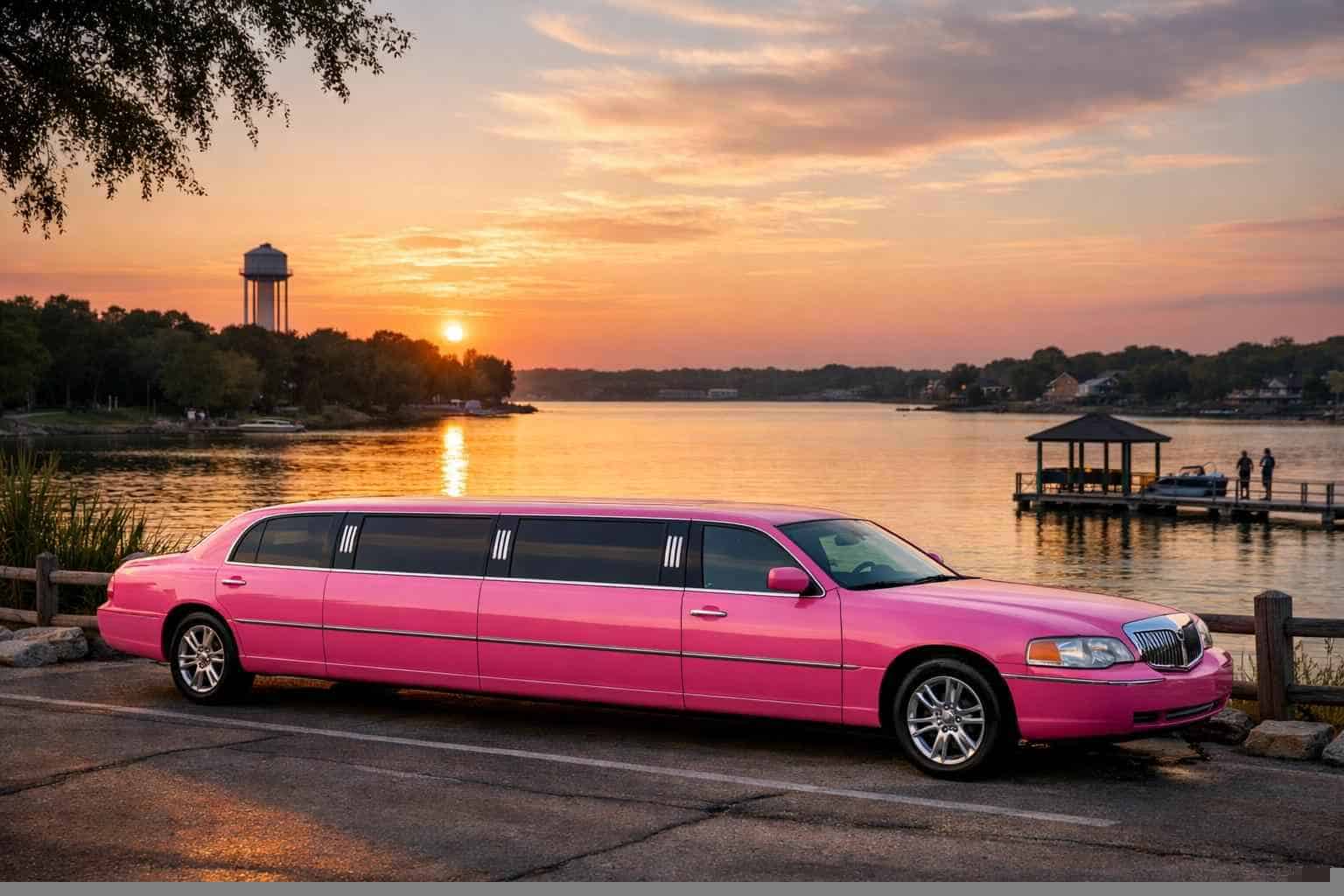 Pink Limo Rental Near Me in Lake Worth Texas