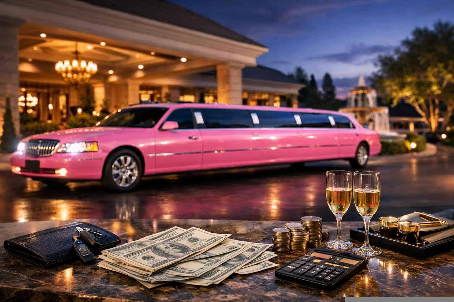 Pink Limo Rental Pricing in Bedford TX