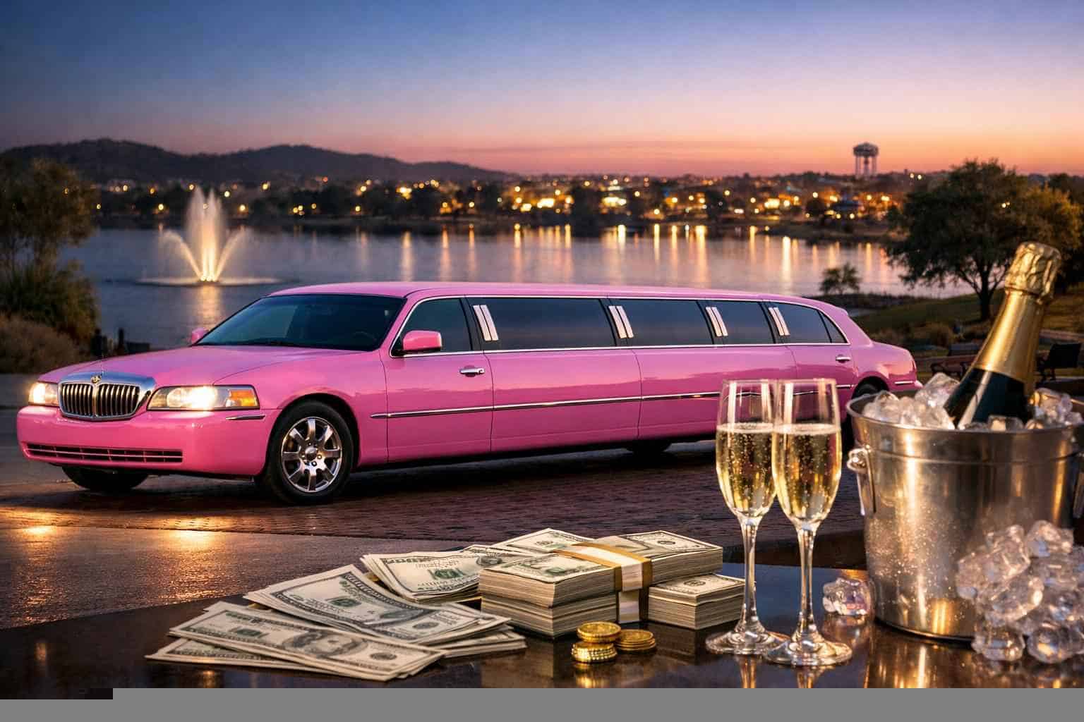 Pink Limo Rental Pricing in Benbrook TX