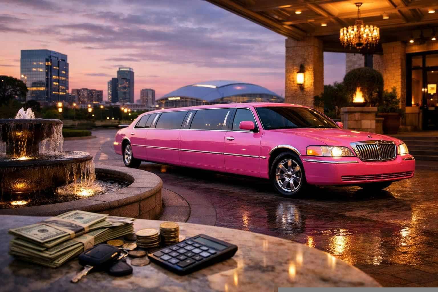 Pink Limo Rental Pricing in Euless TX