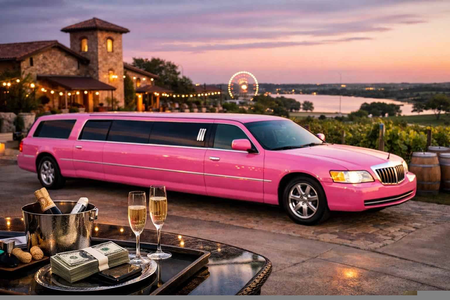Pink Limo Rental In Grapevine Texas Pink Limo Rental Pricing in Grapevine TX