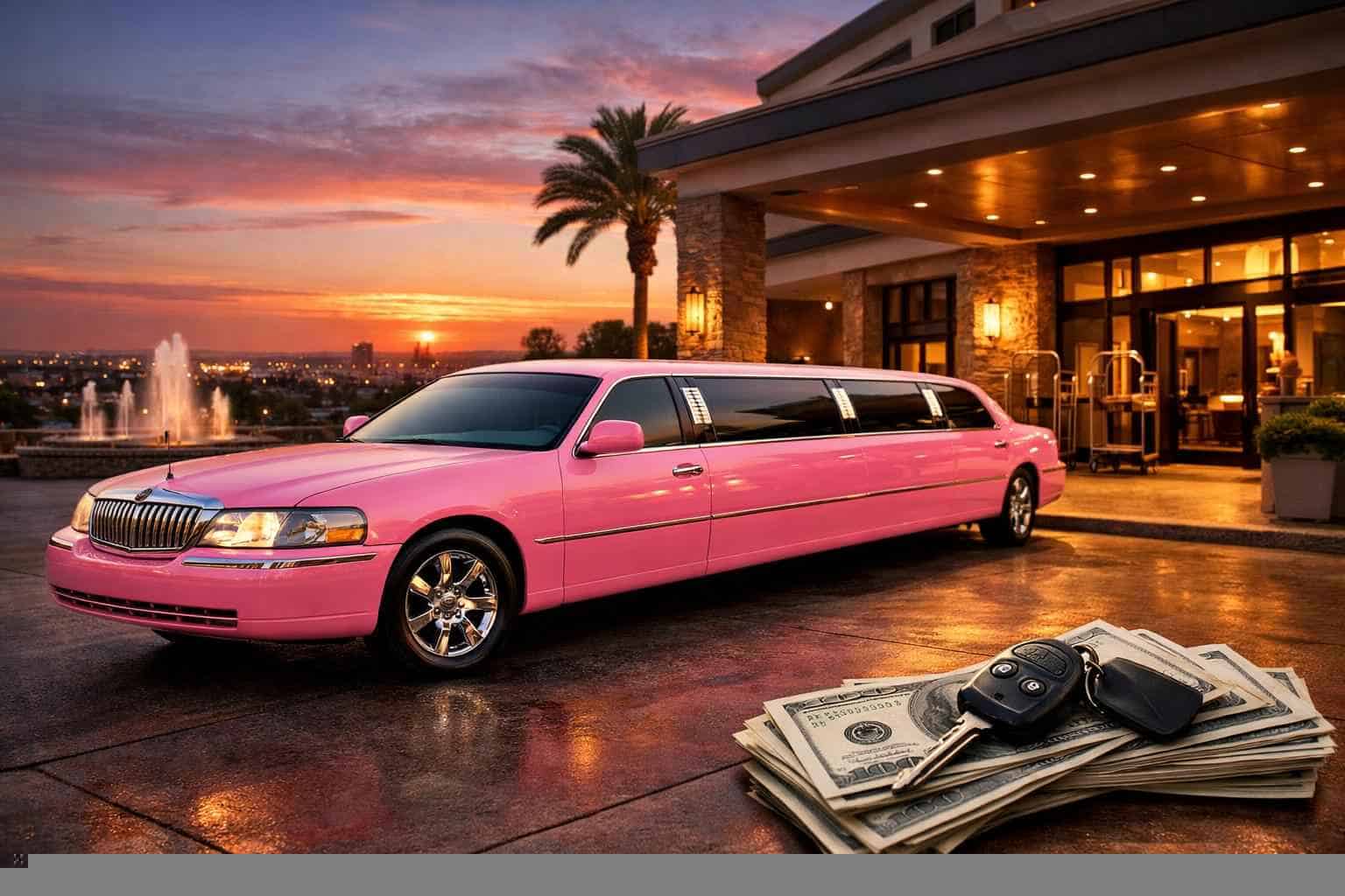Pink Limo Rental In North Richland Hills Texas Pink Limo Rental Pricing In North Richland Hills TX
