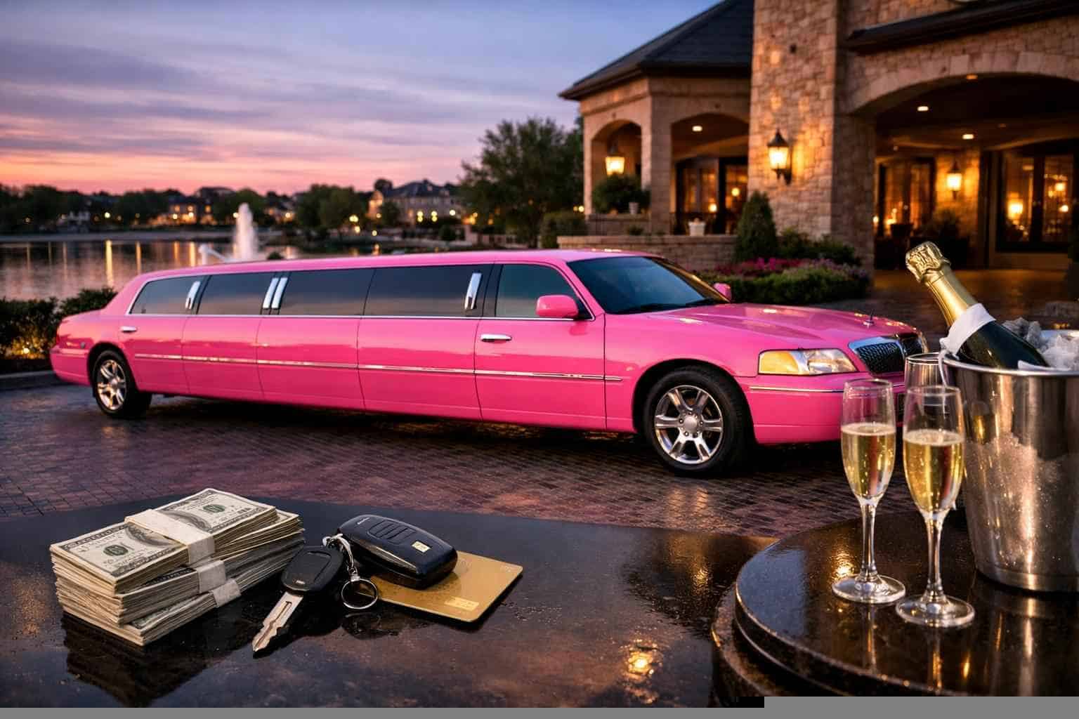 Pink Limo Rental In Southlake Texas Pink Limo Rental Pricing in Southlake TX