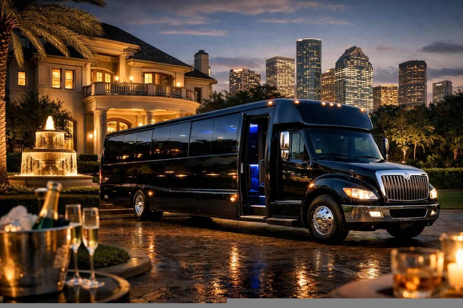 River Oaks TX Limo Bus Rentals for Special Events