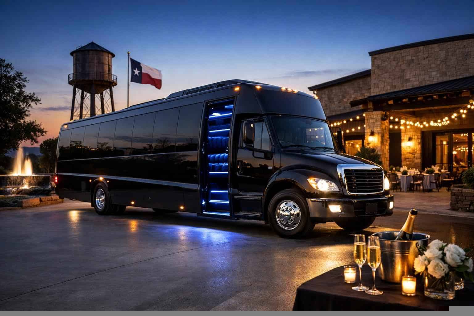 Saginaw TX Limo Bus Rentals for Special Events