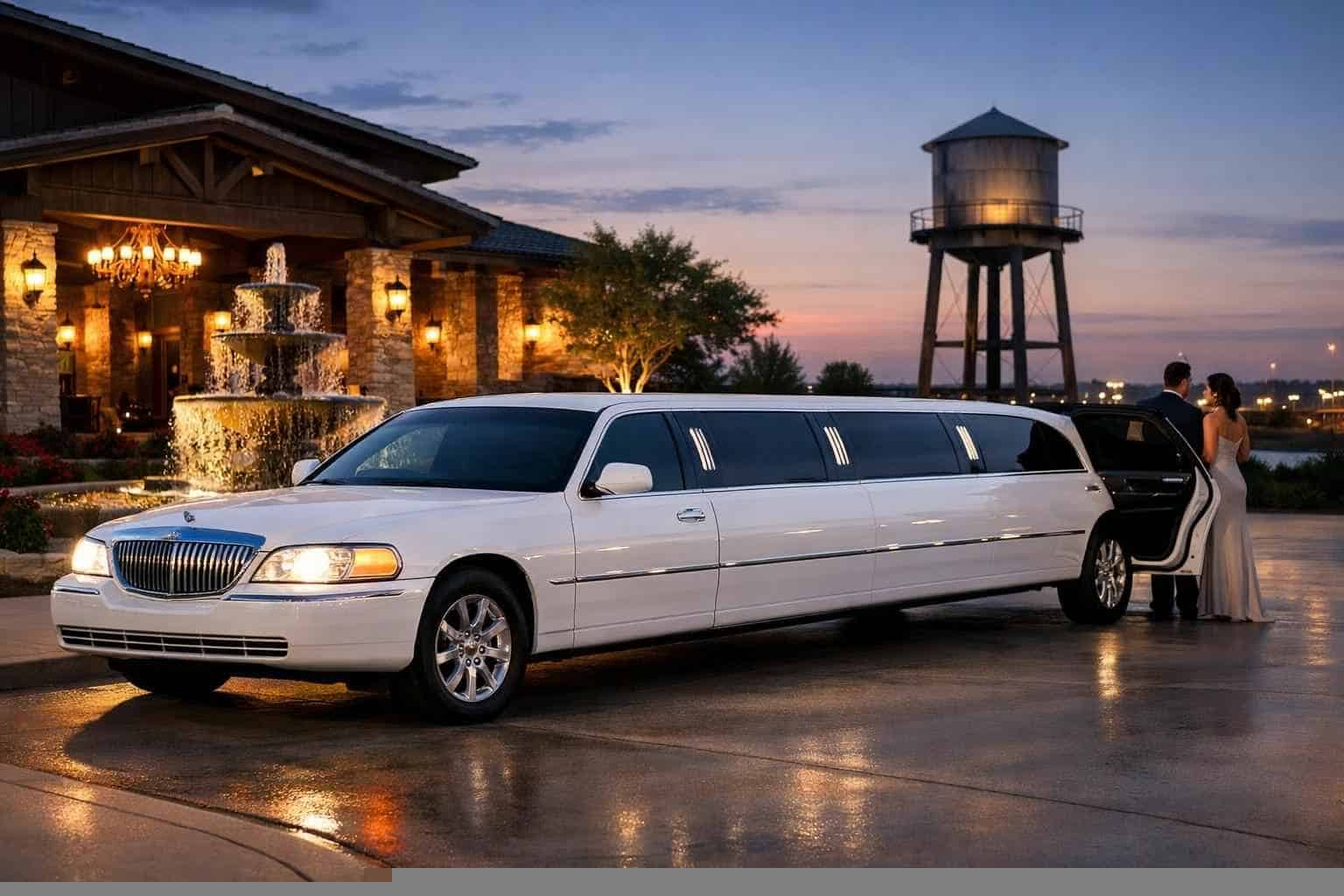 Saginaw TX White Limo Rentals for Special Events