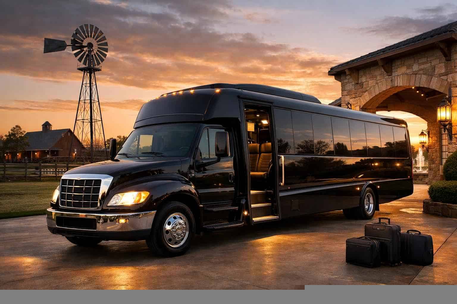 Shuttle Bus Rental Near Me in Crowley Texas