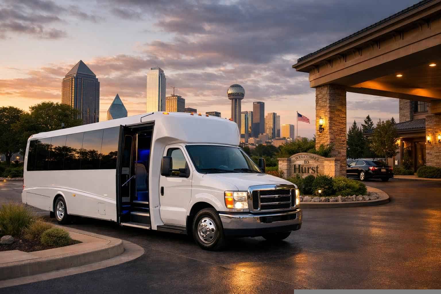 Shuttle Bus Rental Near Me In Hurst Texas