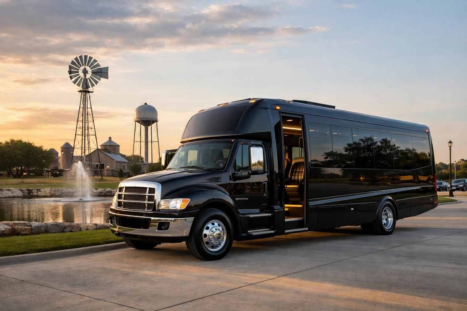 Shuttle Bus Rental Near Me in Saginaw Texas