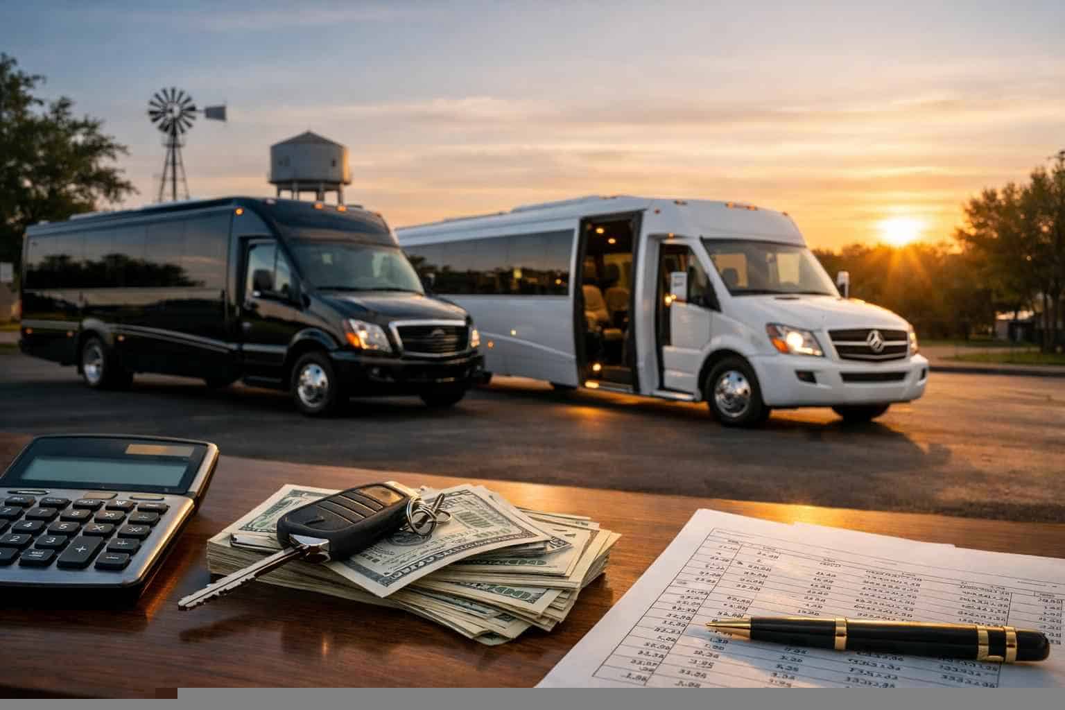 Shuttle Bus Rental Pricing in Burleson TX
