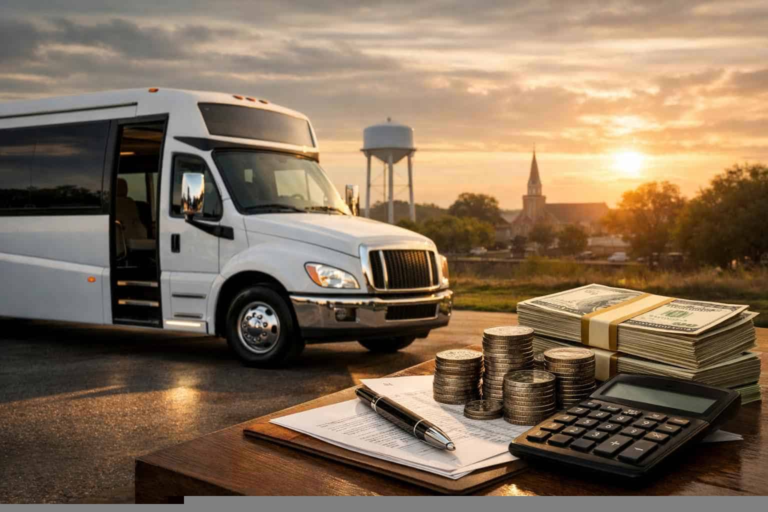 Shuttle Bus Rental Pricing in Crowley TX