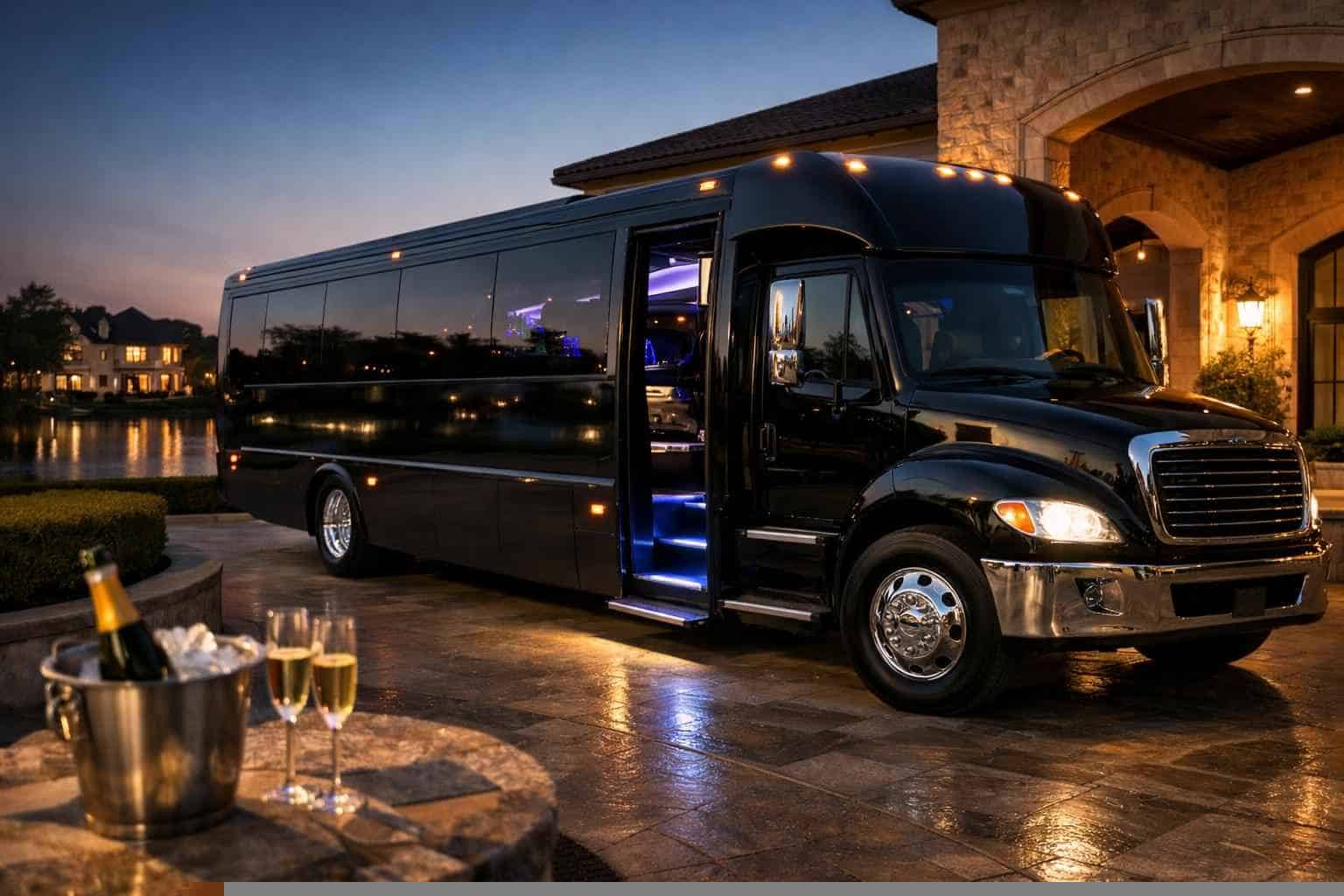 Southlake TX Black Party Bus Rentals for Special Events