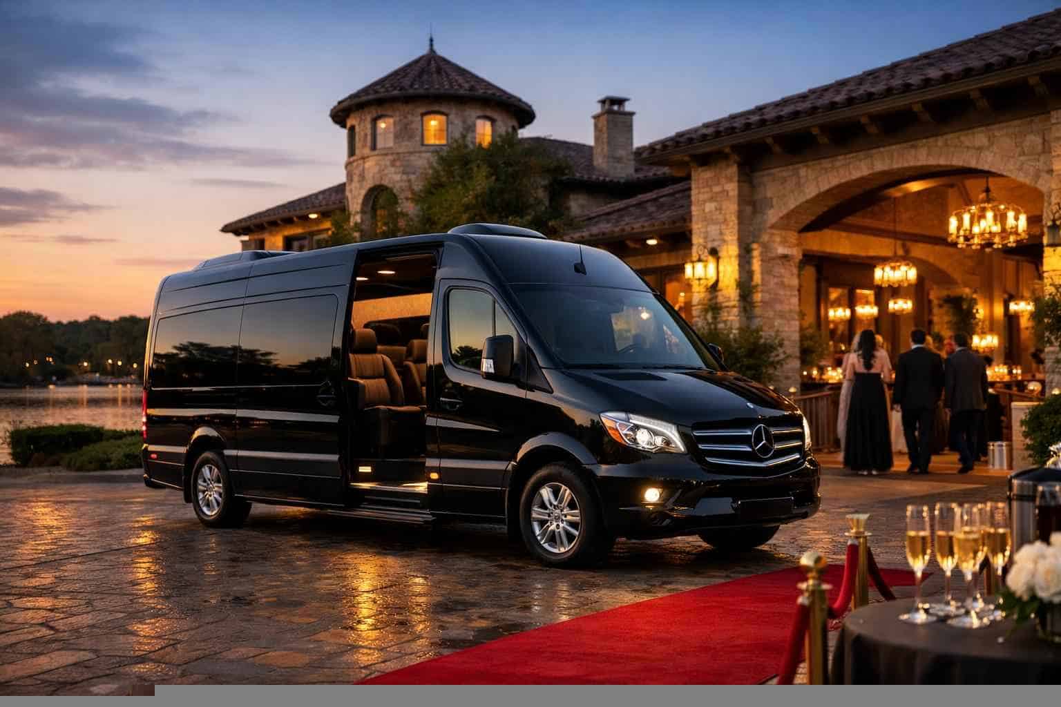 Sprinter Van Rental With Driver In Southlake Texas Southlake TX Sprinter Van Rentals for Special Events