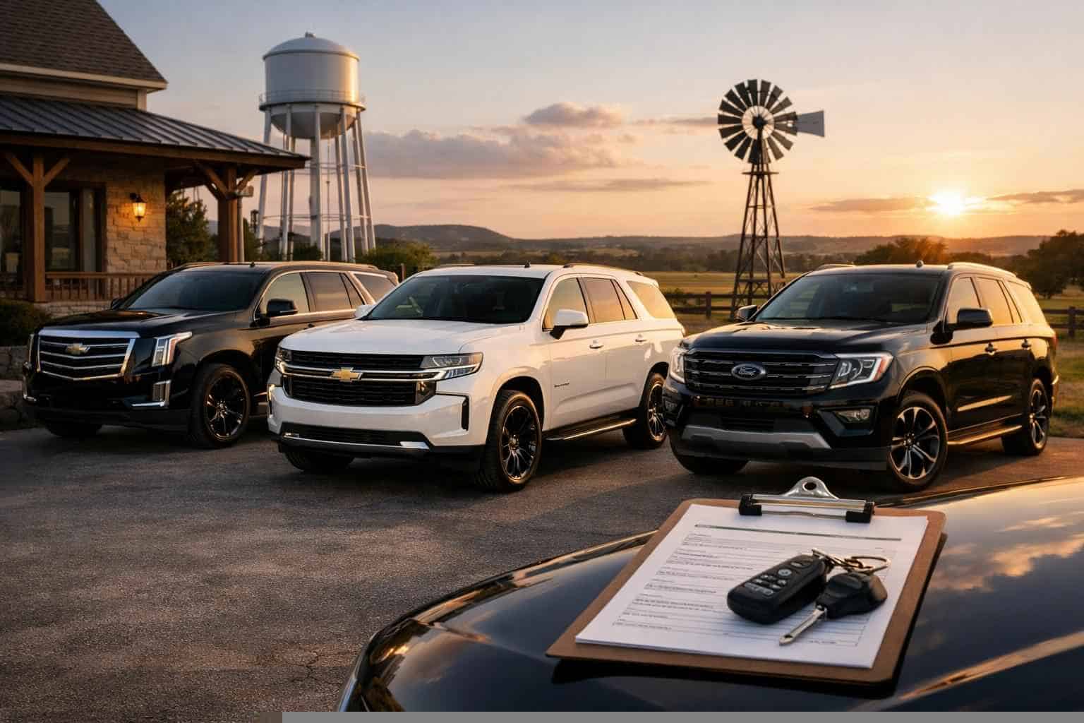 SUV Rental Pricing in Weatherford TX