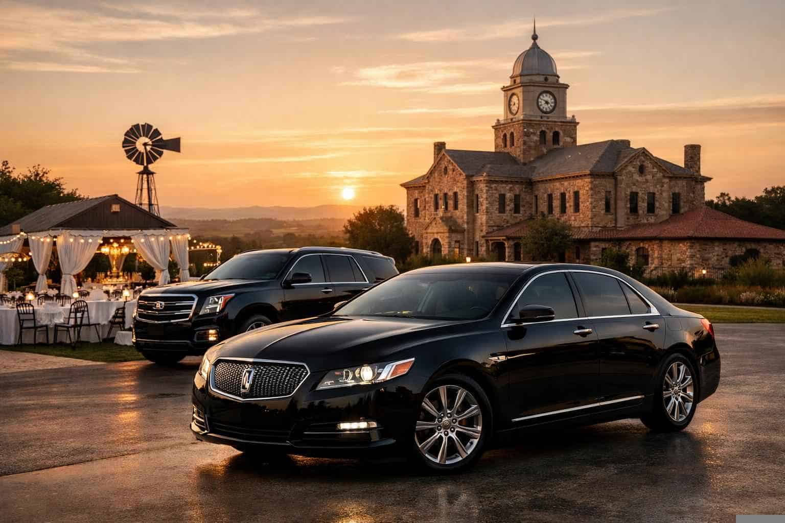 Weatherford TX Black Car Service for Special Events