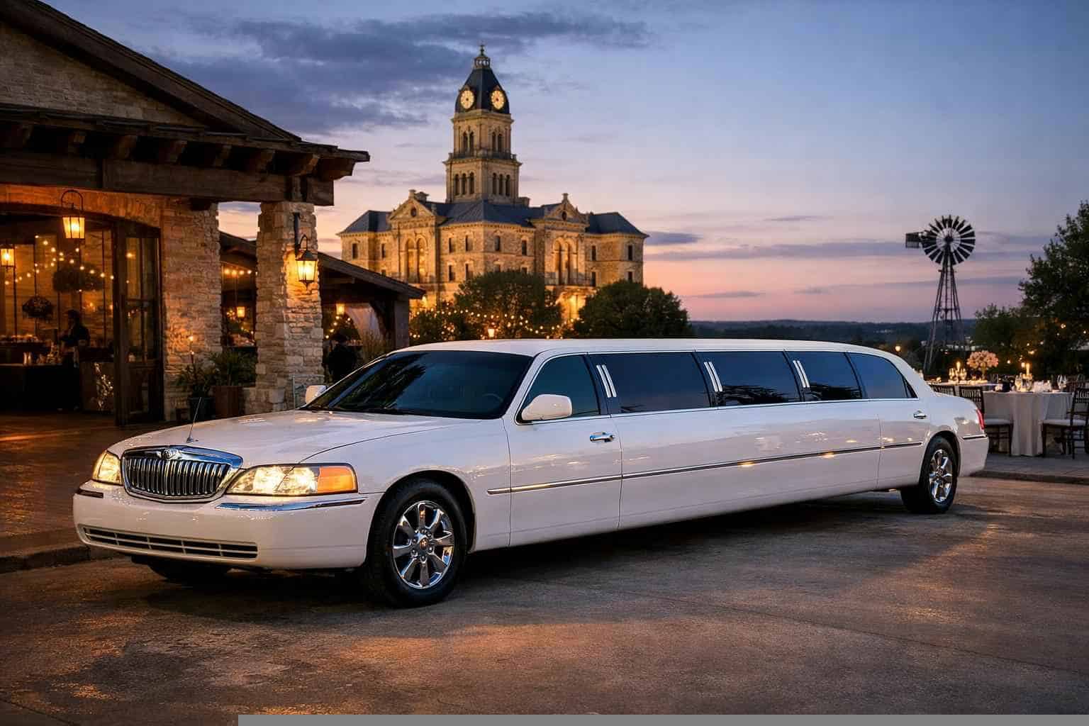 Weatherford TX White Limo Rentals for Special Events