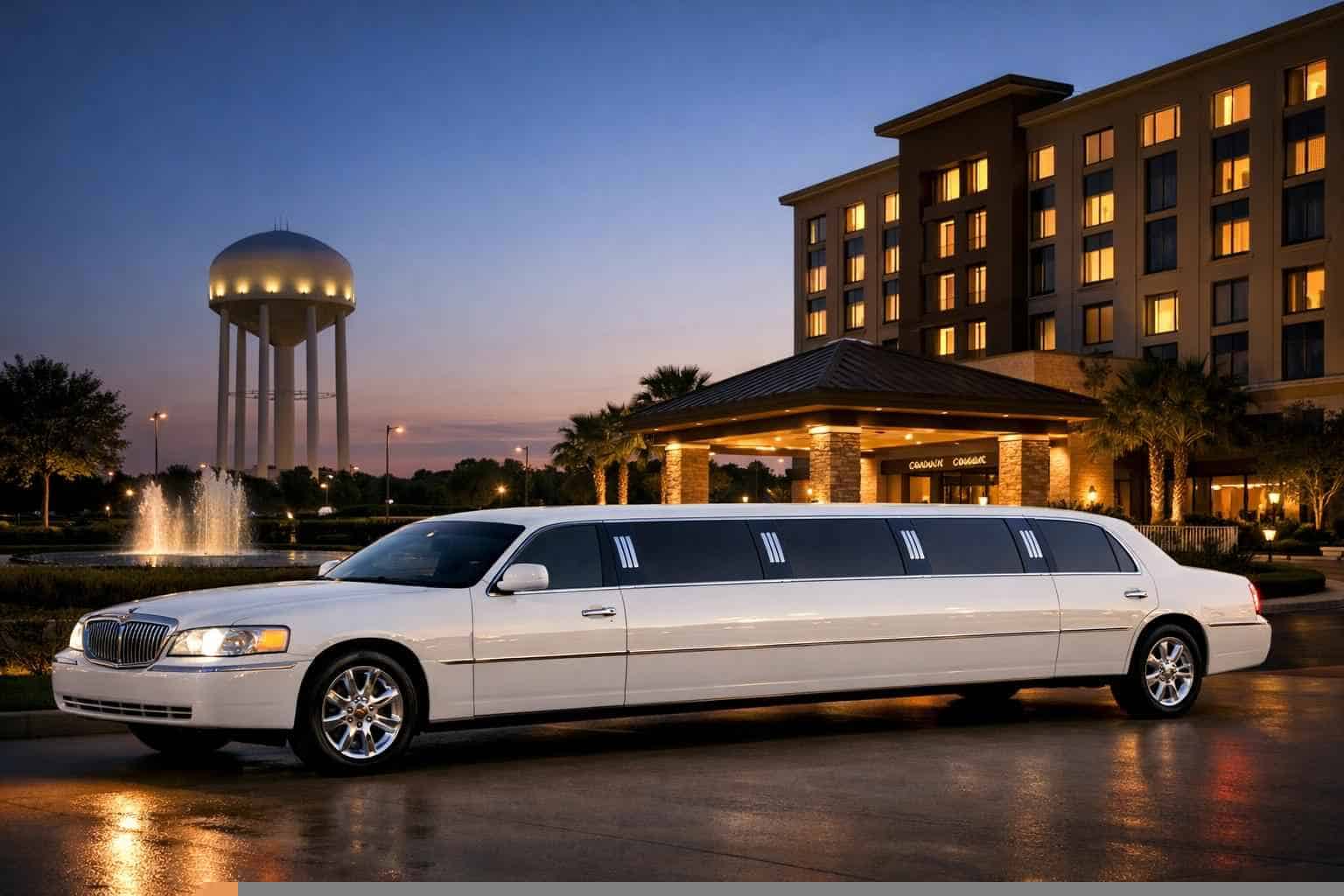 White Limo Rental Near Me in Euless Texas