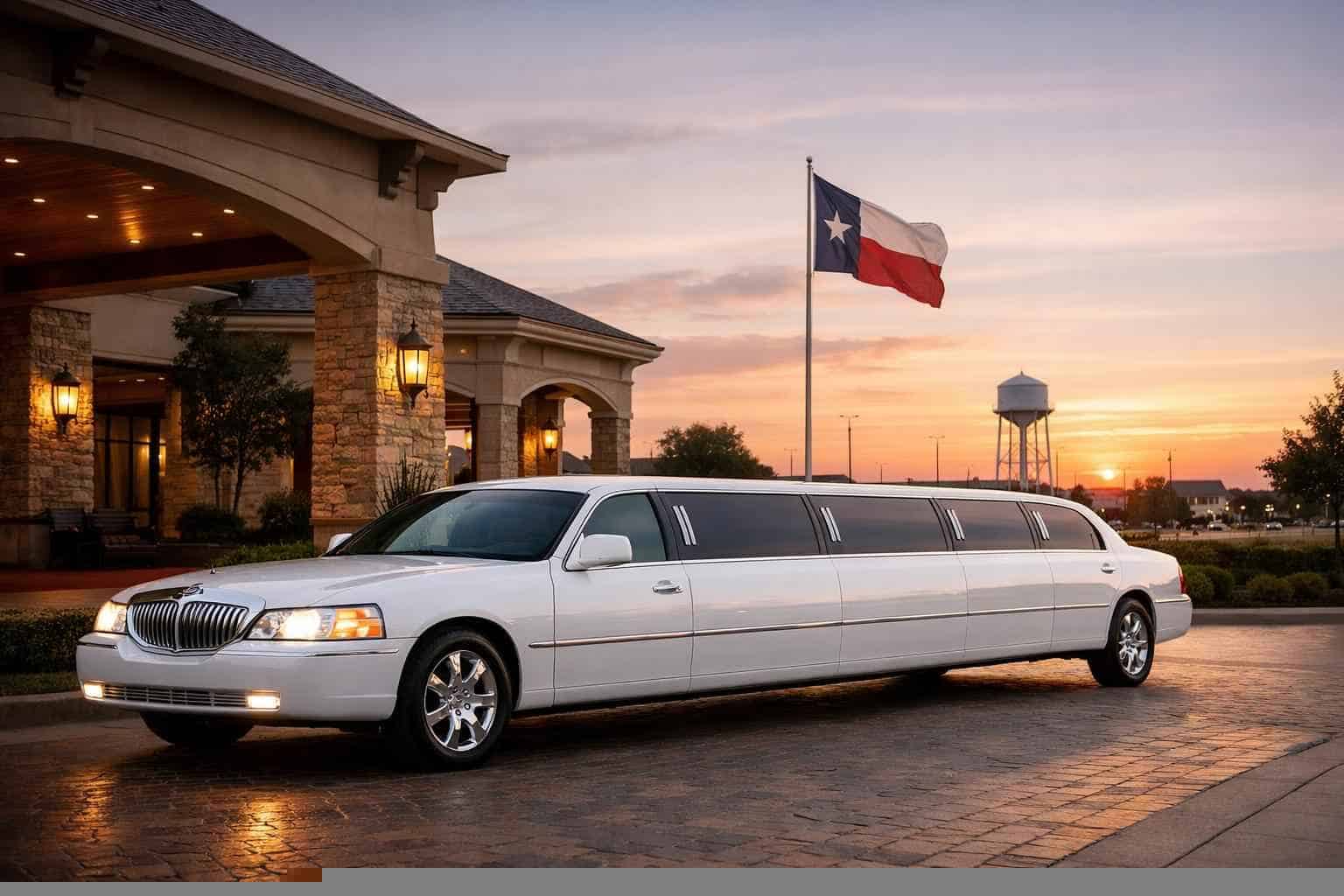 White Limo Rental Near Me in White Settlement Texas