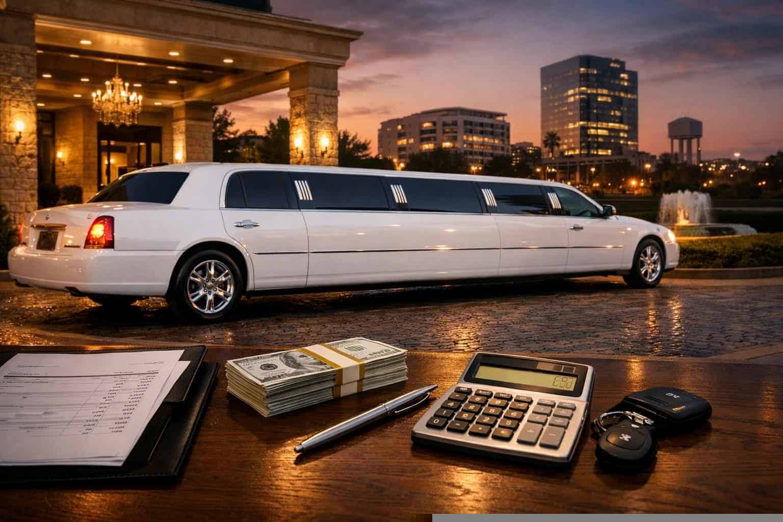 White Limo Rental Pricing in Bedford TX