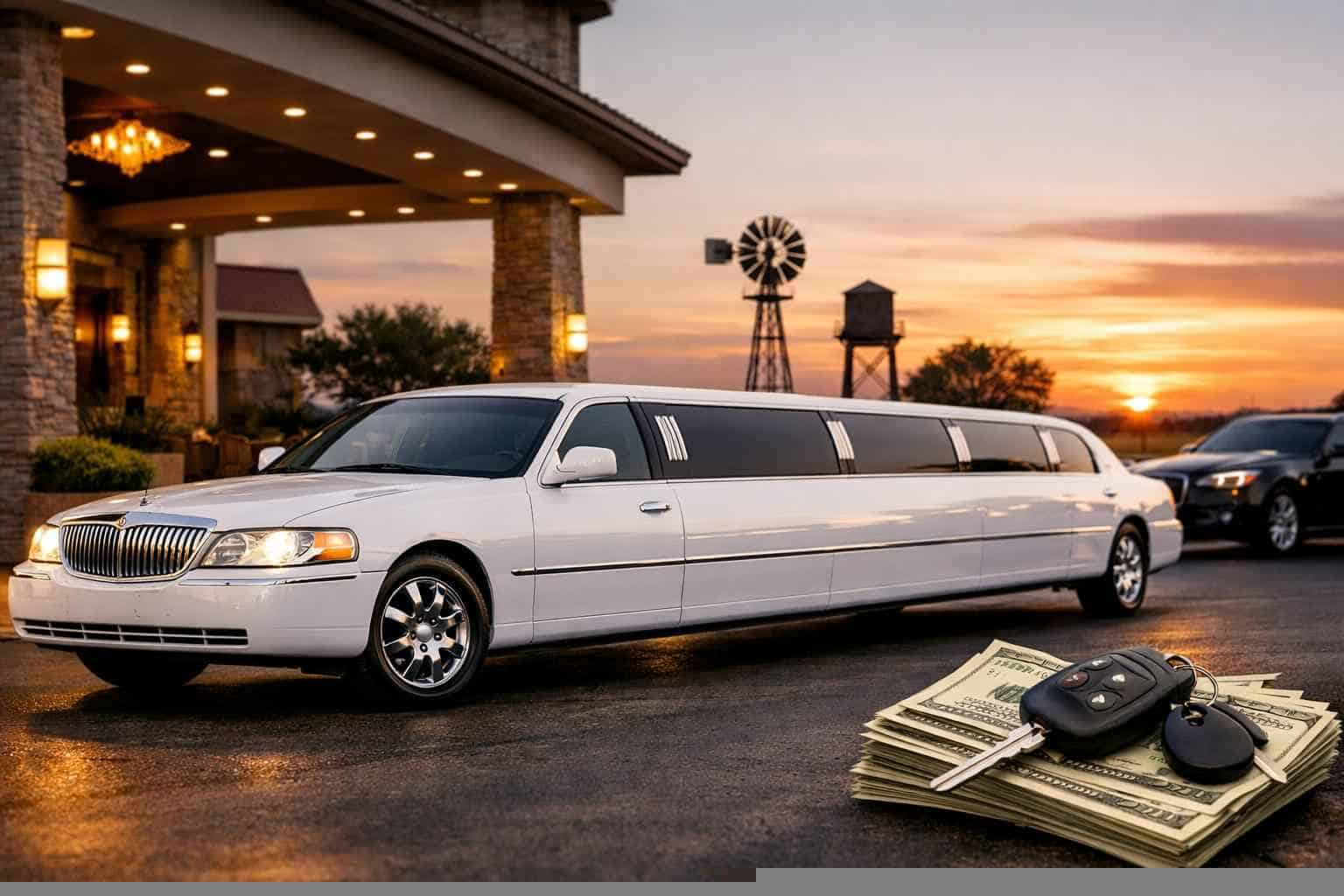 White Limo Rental Pricing in Crowley TX