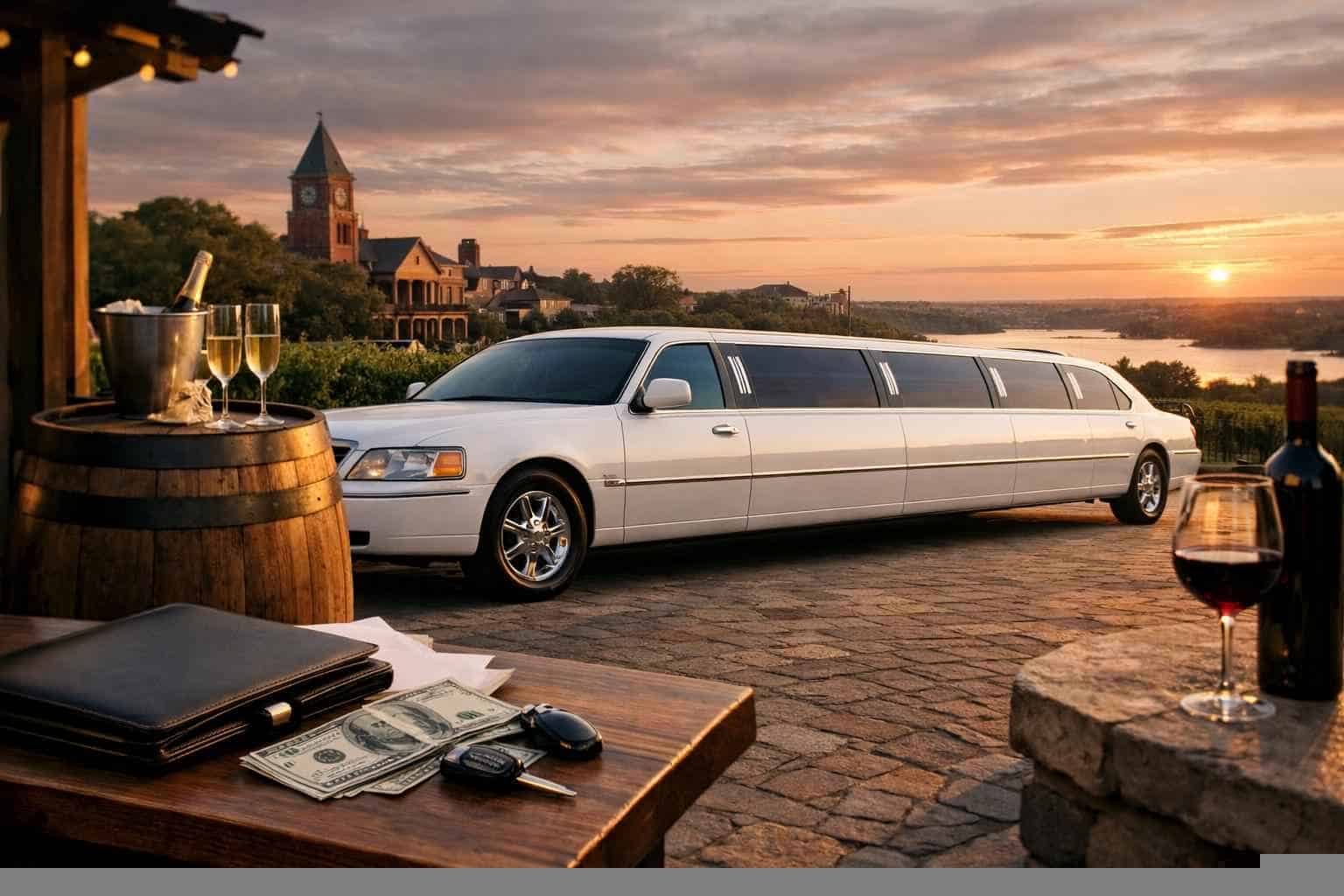 White Limo Rental Pricing in Grapevine TX