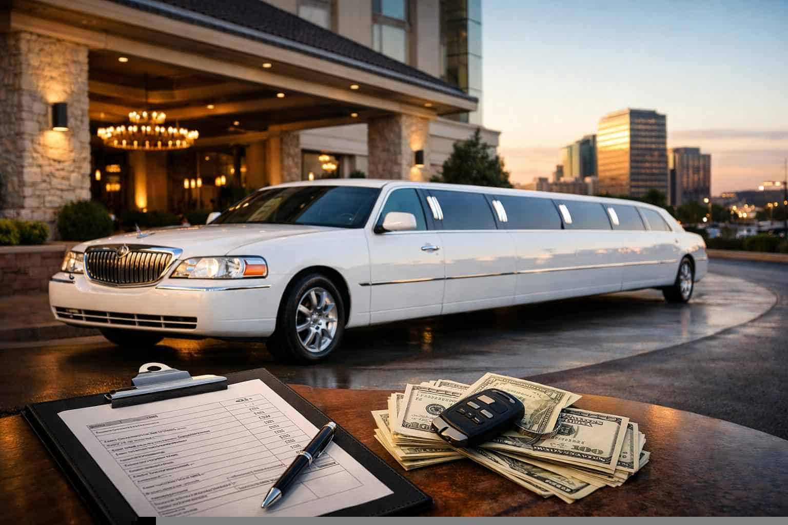 White Limo Rental Pricing in Hurst TX
