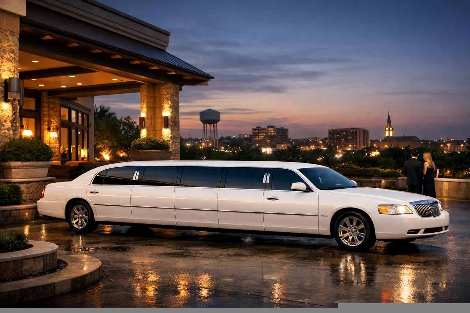 White Limo Rental Pricing in North Richland Hills TX