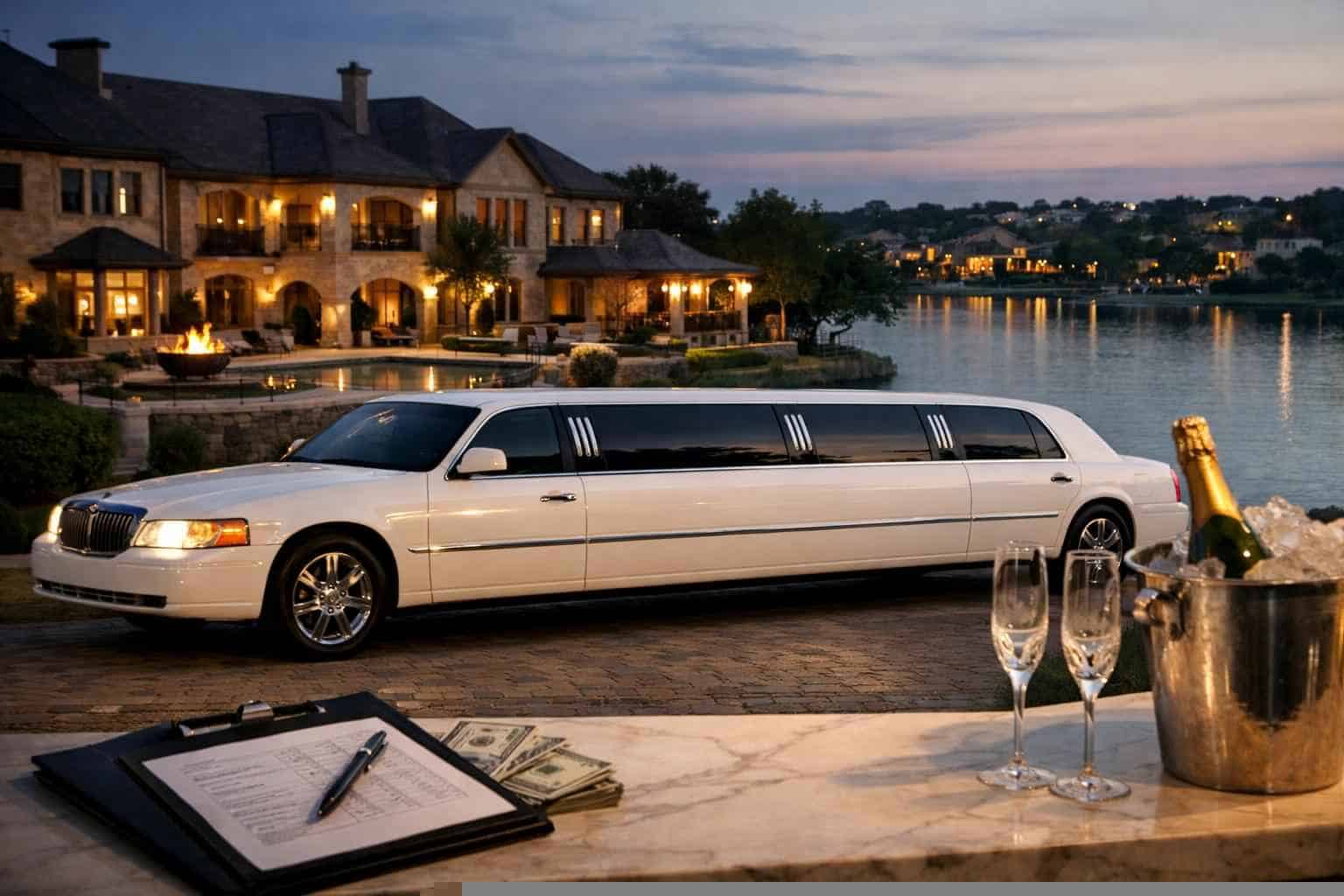 White Limo Rental Pricing in Southlake TX