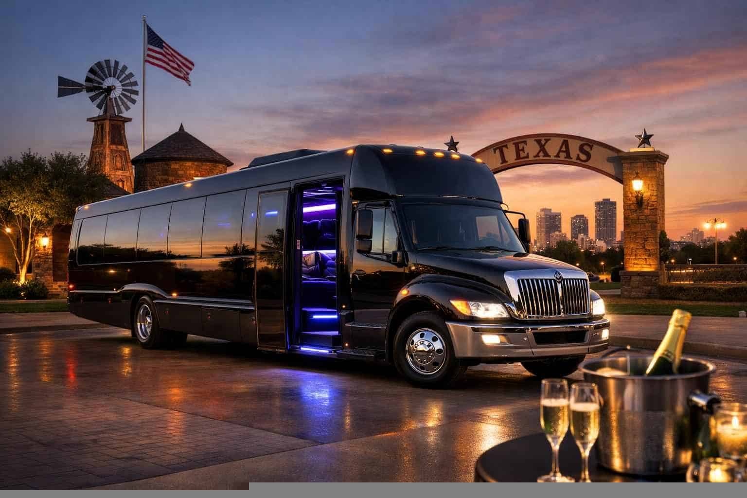 Party Bus Rental Pricing in White Settlement TX